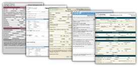 secure patient forms collage