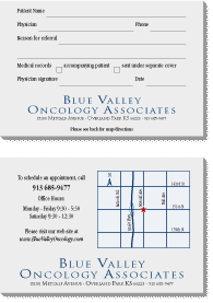 medical practice referral pads